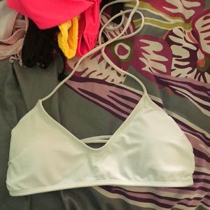 White bikini top